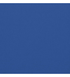 Coussin de palette bleu royal 120x80x12 cm tissu