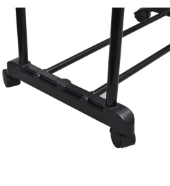 Porte-manteaux réglables 2 pcs 2 rails d'accrochage