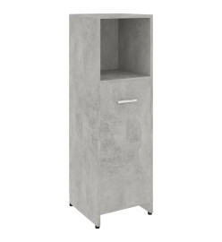 Ensemble de meubles de salle de bain 4 pcs Gris béton