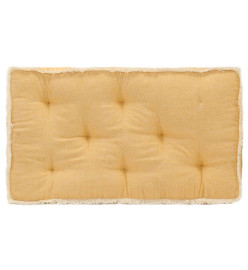 Coussin de canapé palette Jaune 73x40x7 cm