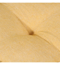 Coussin de canapé palette Jaune 120x80x10 cm