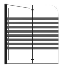Cabine de douche à rayures 120x68x130 cm Verre trempé