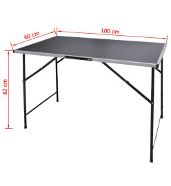 Table à coller 3 pcs Pliable