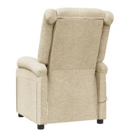 Fauteuil de massage Crème Tissu