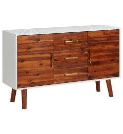 Buffet 110x35x70 cm Bois d'acacia massif et MDF