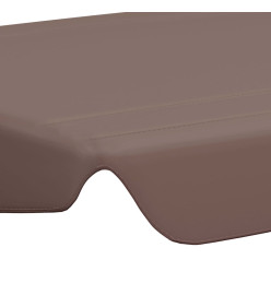 Toit de rechange de balançoire Marron 150/130x70/105cm 270 g/m²