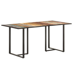 Table de salle à manger 160 cm Bois de récupération massif