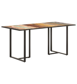 Table de salle à manger 160 cm Bois de récupération massif