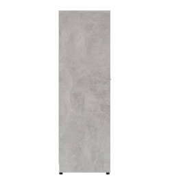 Armoire de salle de bain Gris béton 30x30x95 cm Aggloméré