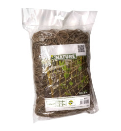 Nature Filet pour plantes grimpantes Jute 1,8x5 m