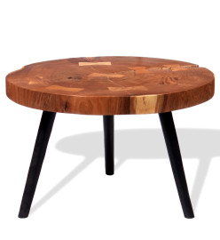 Table basse Bois d'acacia massif (55-60) x 40 cm