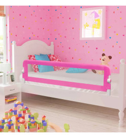 Barrière de lit pour enfants 150x42 cm Rose