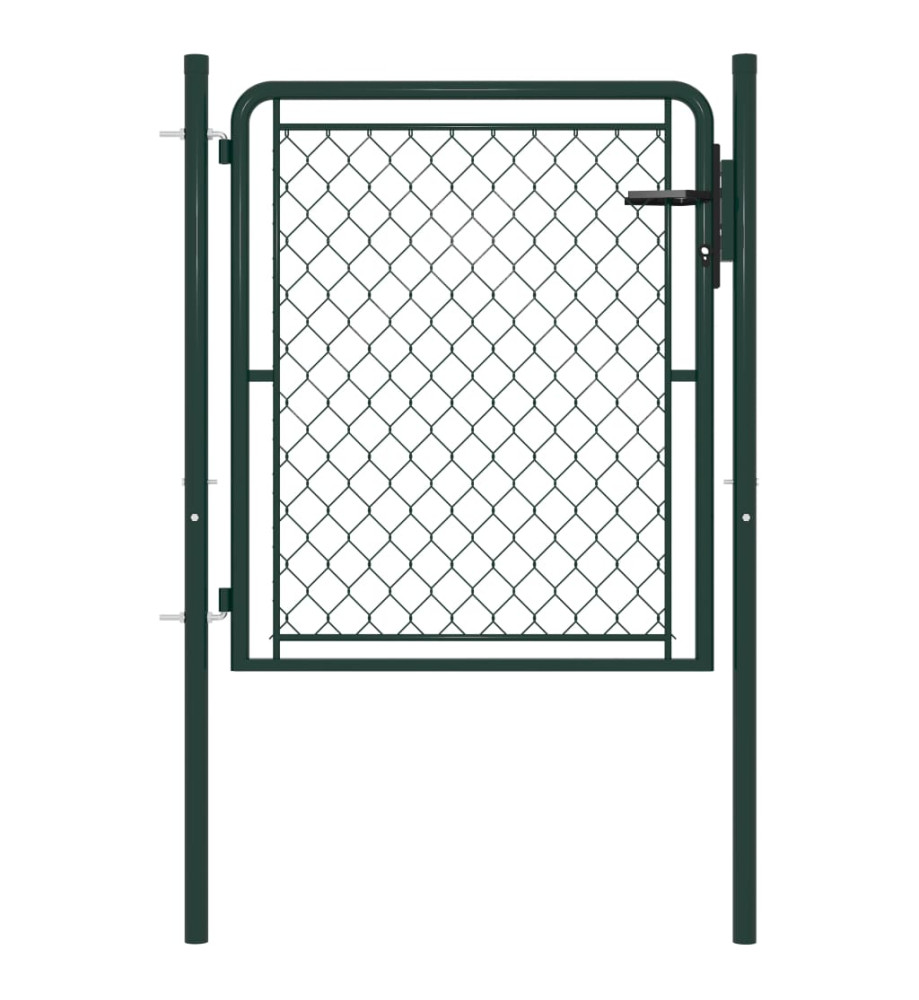 Portillon Acier 100x100 cm Vert