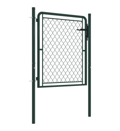 Portillon Acier 100x100 cm Vert