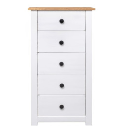 Buffet Blanc 46x40x89 cm Pin Gamme Panama