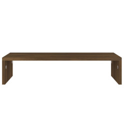 Support de moniteur Chêne marron 60x23,5x12cm Bois d'ingénierie