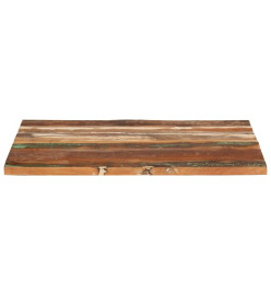 Dessus de table rectangulaire 70x80 cm 25-27 mm Bois récupéré