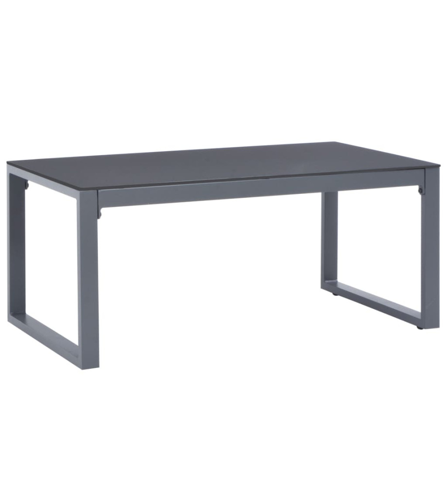 Table basse 90x50x40 cm Aluminium