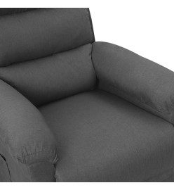 Fauteuil inclinable Gris foncé Tissu