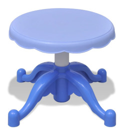 Clavier jouet d'enfants et tabouret/microphone 37 touches Bleu