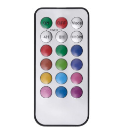 Bougies électriques LED 5 pcs avec télécommande Colorées