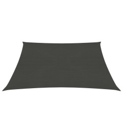 Voile d'ombrage 160 g/m² Anthracite 2,5x2,5 m PEHD