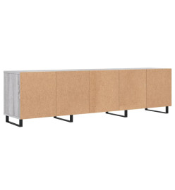 Meuble TV sonoma gris 150x30x44,5 cm bois d'ingénierie