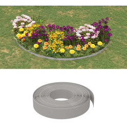 Bordure de jardin Gris 10 m 10 cm polyéthylène