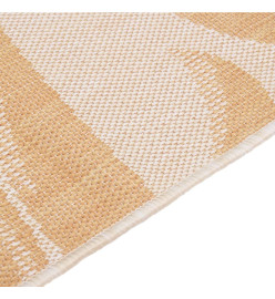 Tapis à tissage plat d'extérieur 160x230 cm Motif de feuille