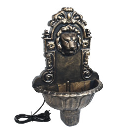 Fontaine murale Design de tête de lion Bronze