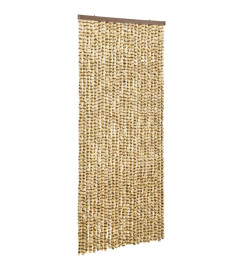 Moustiquaire Beige et marron 90x220 cm Chenille