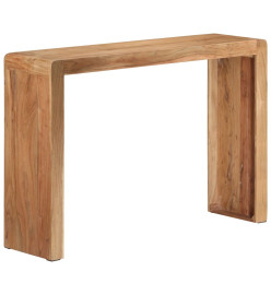 Table console 110x30x76 cm bois massif d'acacia