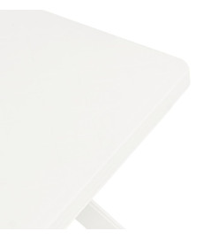 Table de bistro Blanc 70x70x72 cm Plastique