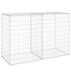 Mur en gabion avec couvercles Acier galvanisé 150x60x100 cm