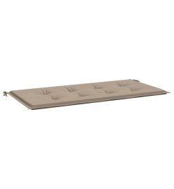 Coussin de banc de jardin taupe 100x50x3 cm tissu oxford