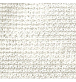 Voile d'ombrage 160 g/m² Blanc 3x4,5 m PEHD