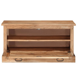 Banc de rangement de chaussures 85x40x45cm Bois d'acacia massif