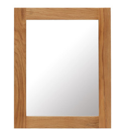 Miroir 40x50 cm Bois de chêne massif