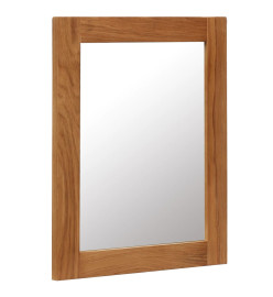 Miroir 40x50 cm Bois de chêne massif