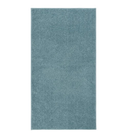 Tapis à poils courts 80x150 cm Bleu