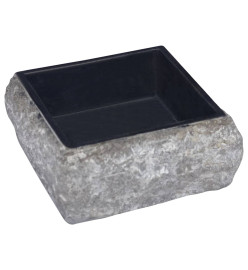 Lavabo Noir 30x30x13 cm Marbre