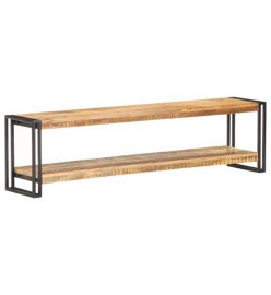 Meuble TV 150x30x40 cm Bois de manguier brut