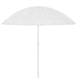 Parasol de plage Hawaii Blanc 300 cm