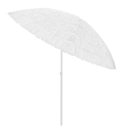 Parasol de plage Hawaii Blanc 300 cm