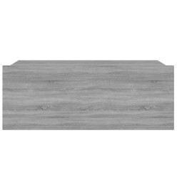 Table de chevet flottante Sonoma gris 40x30x15 cm