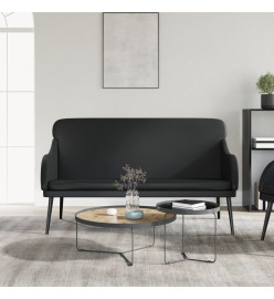 Banc Noir 110x76x80 cm Similicuir