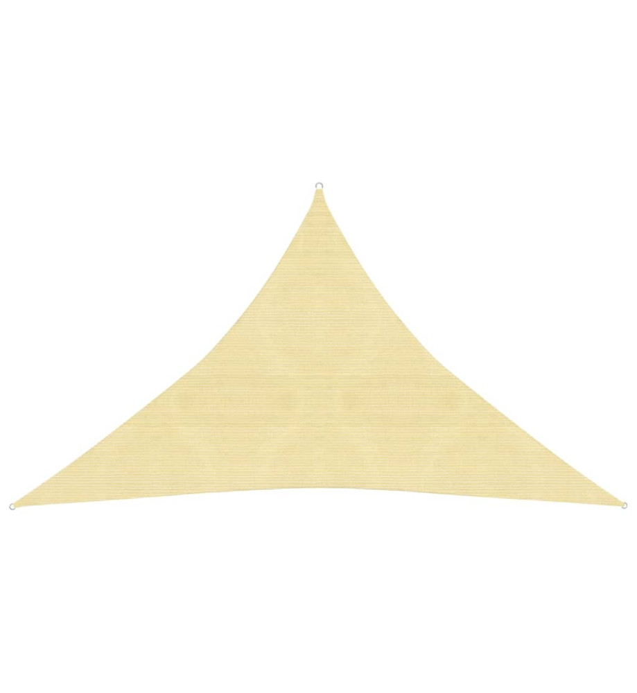 Voile d'ombrage 160 g/m² Beige 4x4x5,8 m PEHD