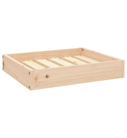 Lit pour chien 51,5x44x9 cm Bois de pin solide