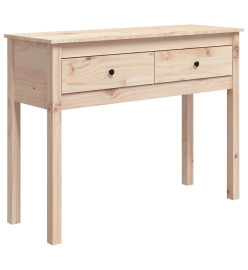 Table console 100x35x75 cm Bois massif de pin