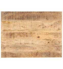 Dessus de table Bois de manguier solide 25-27 mm 70x60 cm